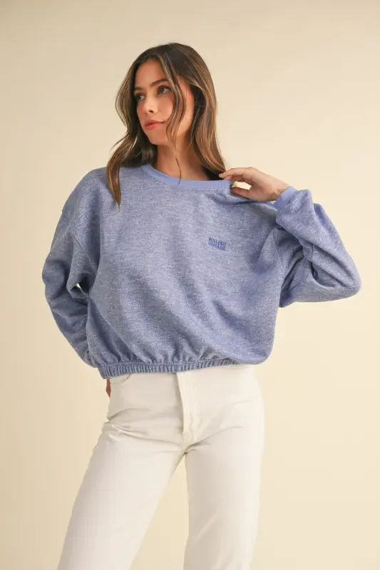 Malibu Vintage Sweatshirt – Blue Purple online